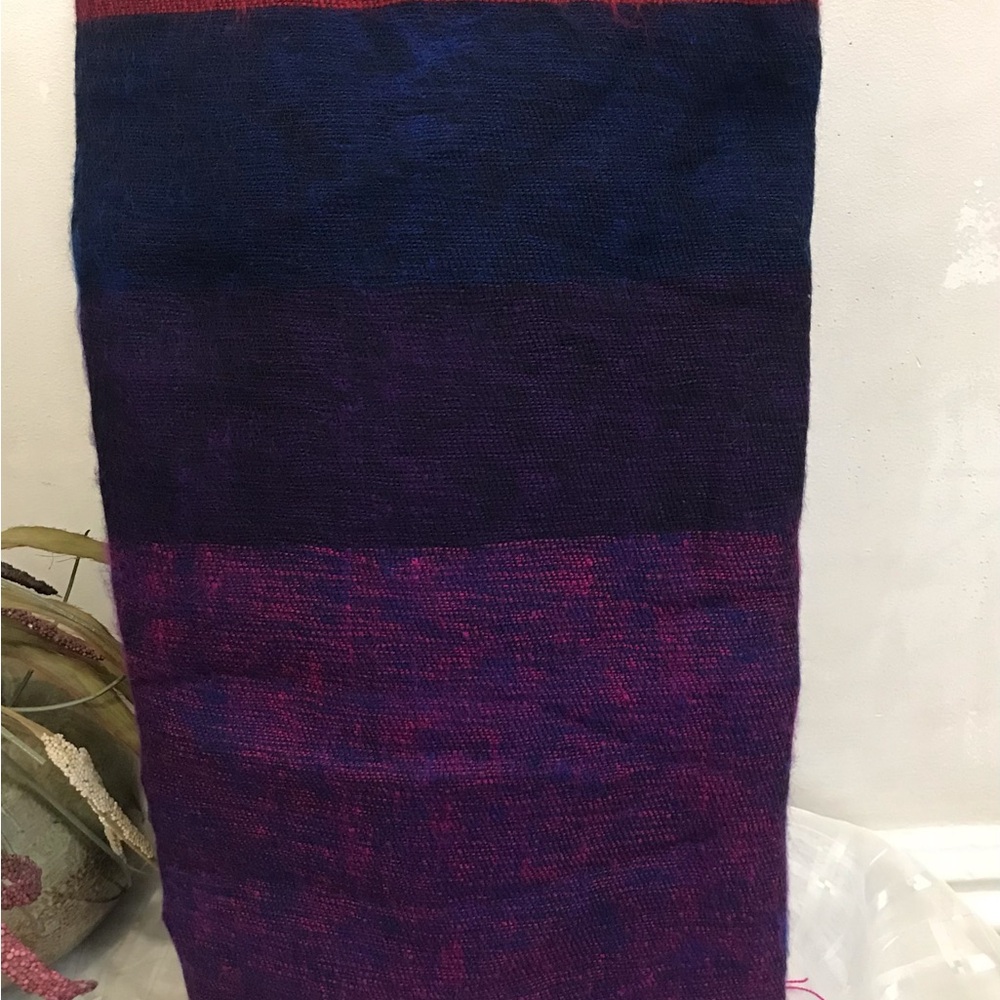 Elegant Multicolor Himalayan Yak Wool Shawl Throws Blanket